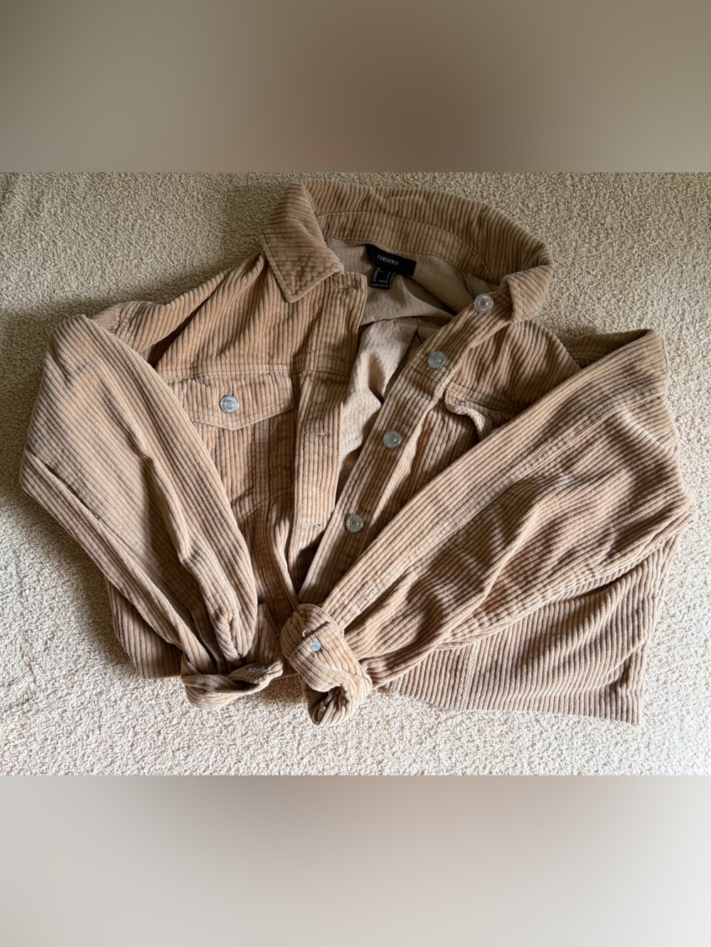 Corduroy Teddy Jacket